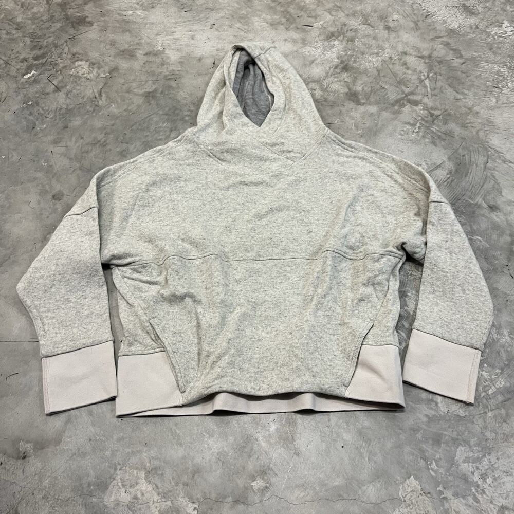 Prana Wool Hoodie Cream Size XL Granola Outdoor Cozy